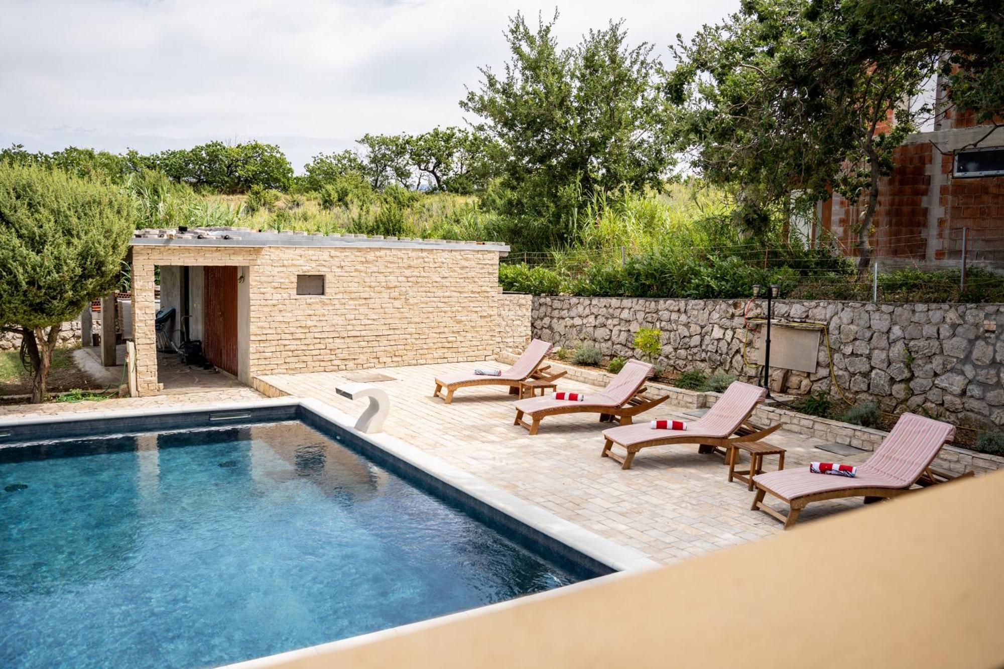 Villa Pag Dubrava Relax With Pool Bosana 외부 사진