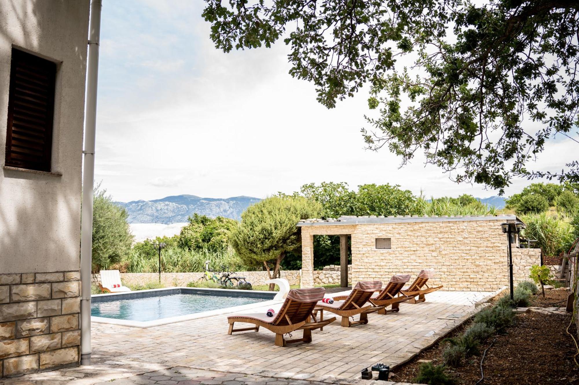 Villa Pag Dubrava Relax With Pool Bosana 외부 사진